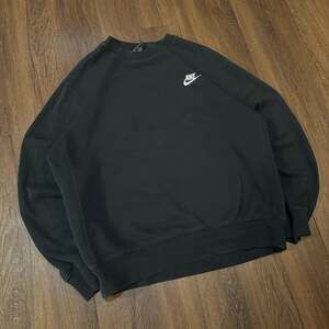 Nike Sportswear Club Fleece Crewneck Sweatshirt Black M